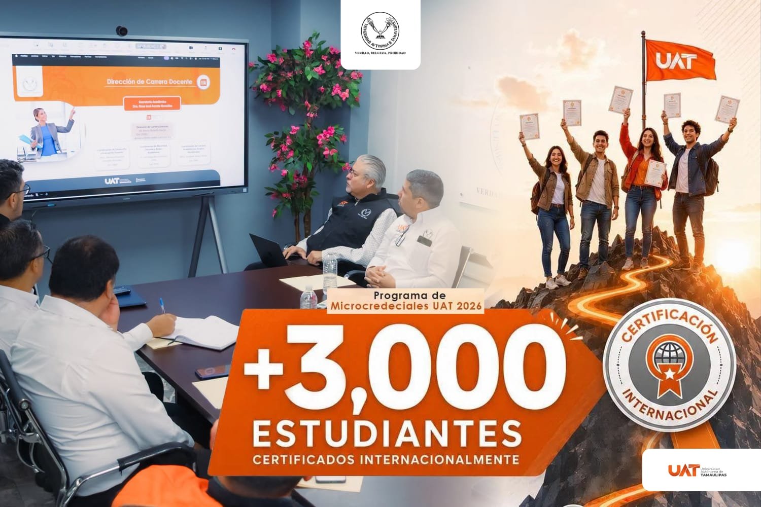 UAT fortalece la preparación profesional con certificaciones internacionales