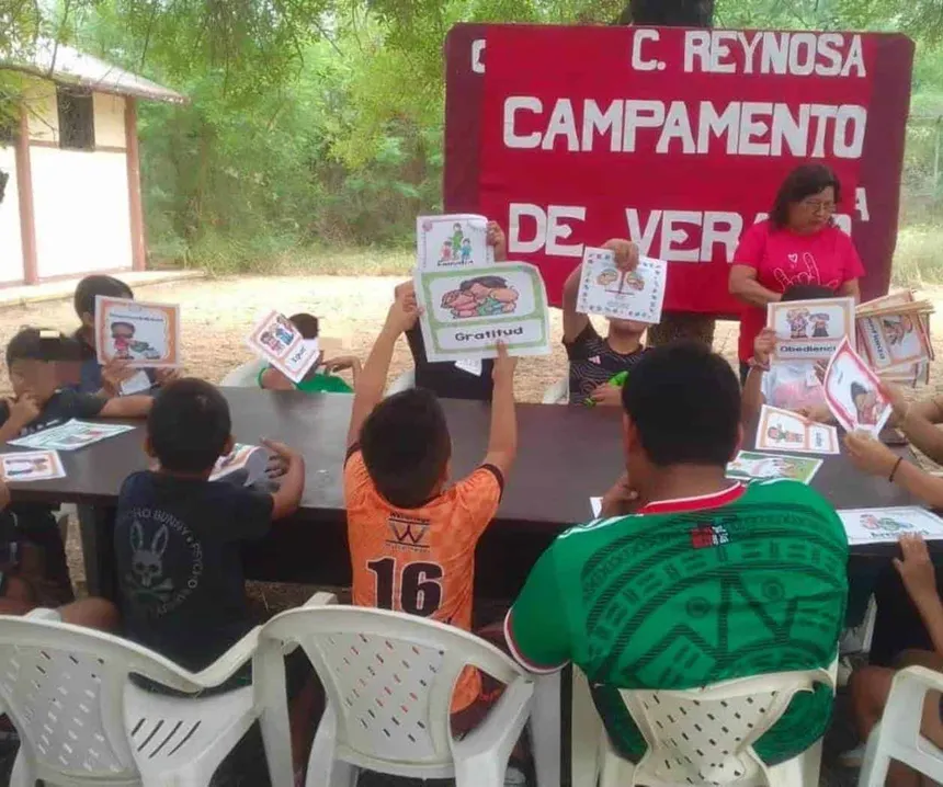Campamento infantil en Reynosa acerca juego, aprendizaje y prevención